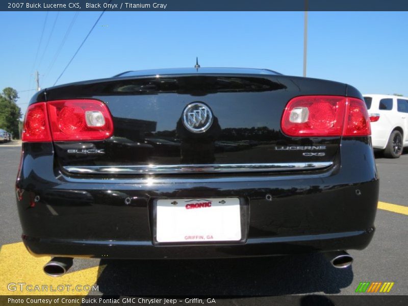 Black Onyx / Titanium Gray 2007 Buick Lucerne CXS