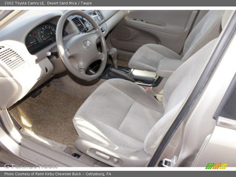 Desert Sand Mica / Taupe 2002 Toyota Camry LE