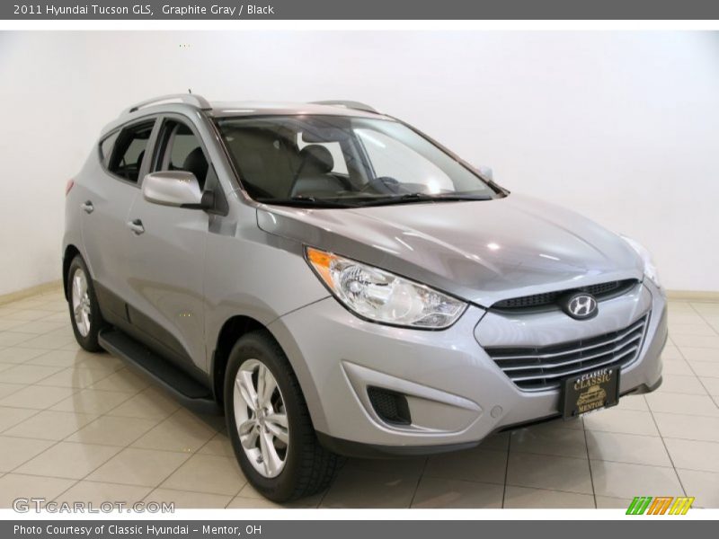 Graphite Gray / Black 2011 Hyundai Tucson GLS