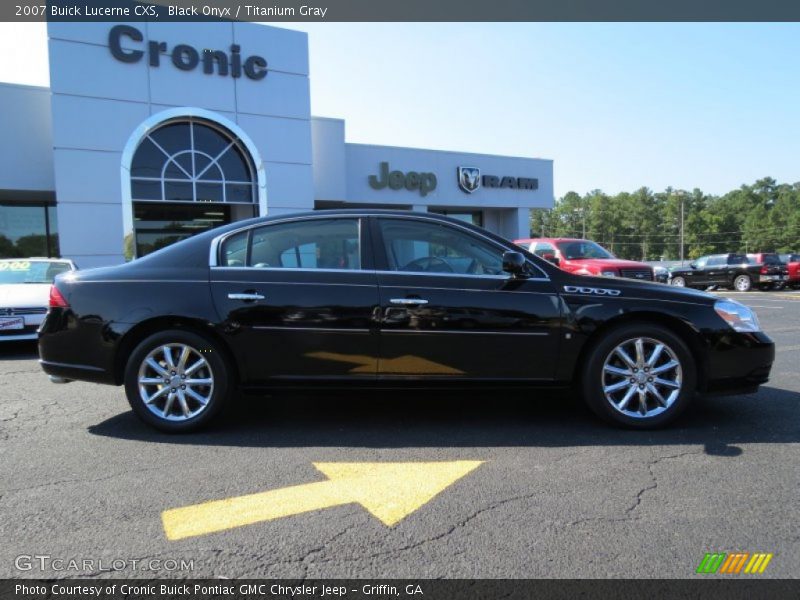 Black Onyx / Titanium Gray 2007 Buick Lucerne CXS
