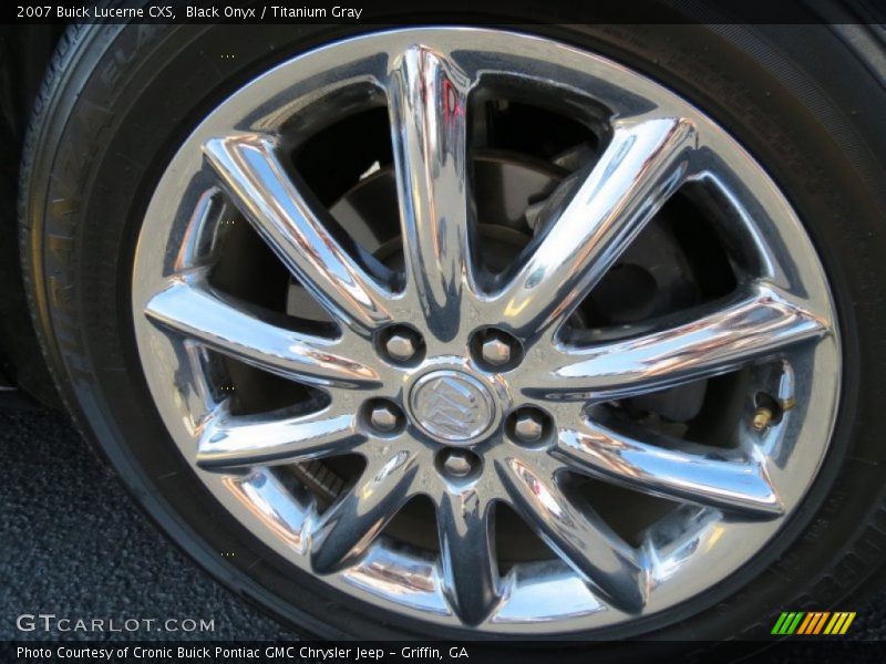Black Onyx / Titanium Gray 2007 Buick Lucerne CXS