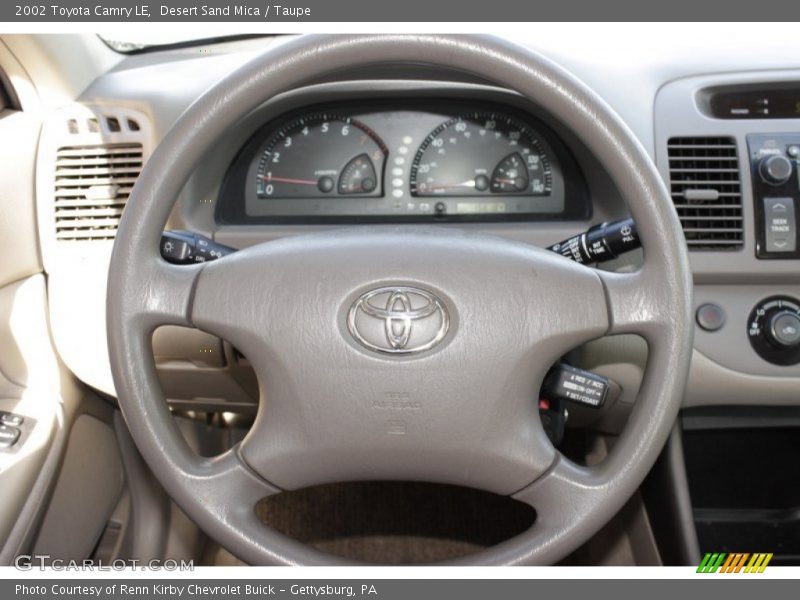 Desert Sand Mica / Taupe 2002 Toyota Camry LE
