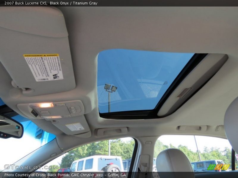 Black Onyx / Titanium Gray 2007 Buick Lucerne CXS