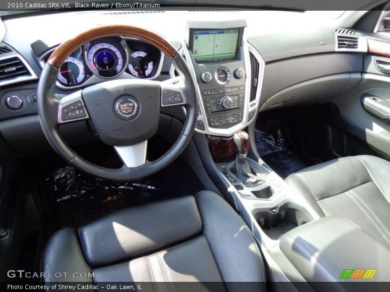 Black Raven / Ebony/Titanium 2010 Cadillac SRX V6