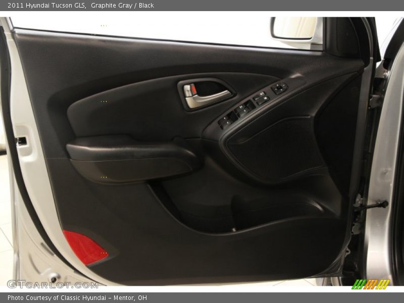 Graphite Gray / Black 2011 Hyundai Tucson GLS