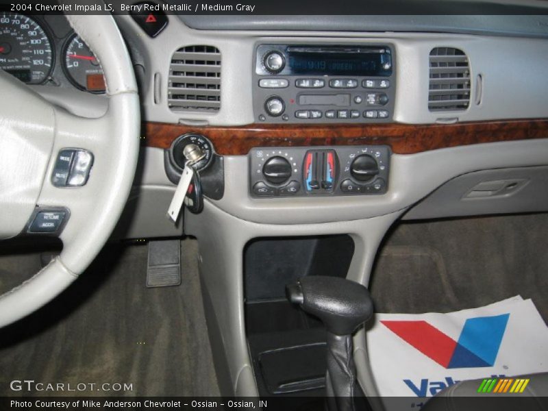 Berry Red Metallic / Medium Gray 2004 Chevrolet Impala LS