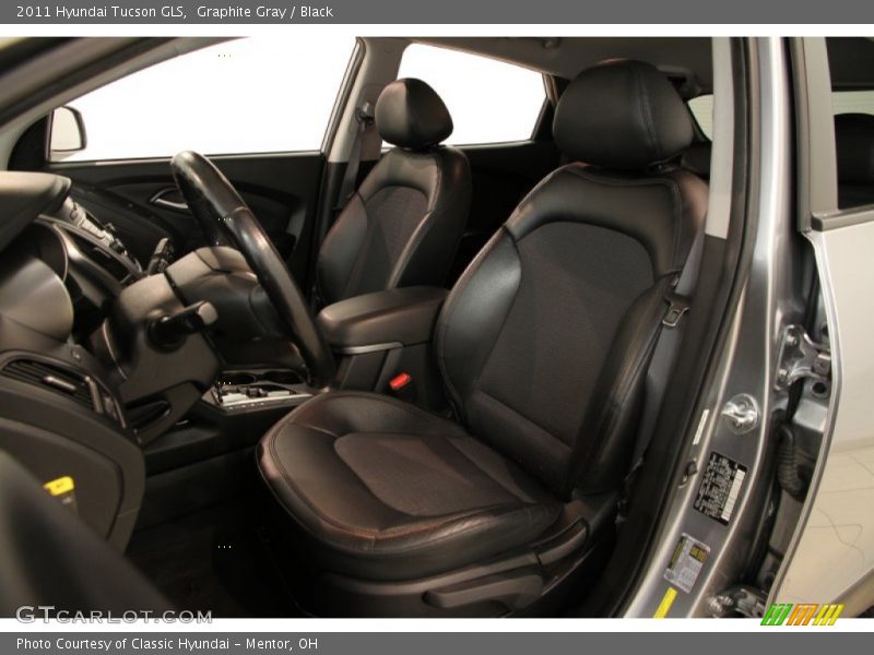 Graphite Gray / Black 2011 Hyundai Tucson GLS