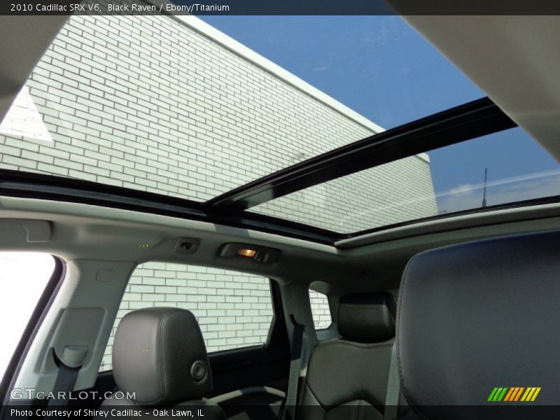 Black Raven / Ebony/Titanium 2010 Cadillac SRX V6
