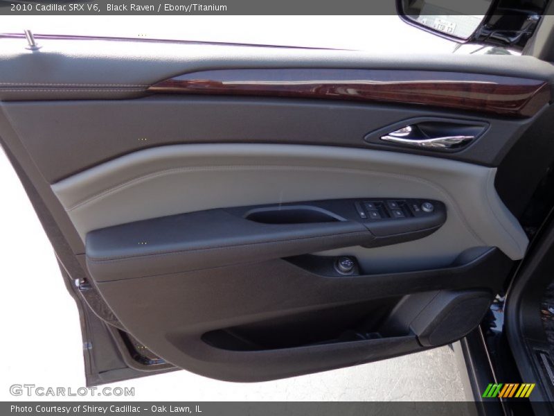 Black Raven / Ebony/Titanium 2010 Cadillac SRX V6