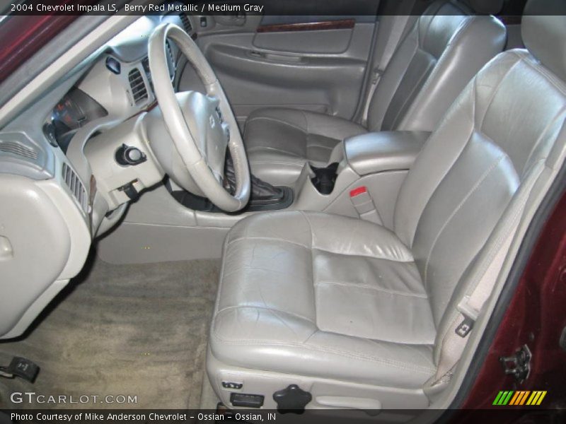 Berry Red Metallic / Medium Gray 2004 Chevrolet Impala LS
