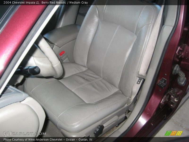 Berry Red Metallic / Medium Gray 2004 Chevrolet Impala LS
