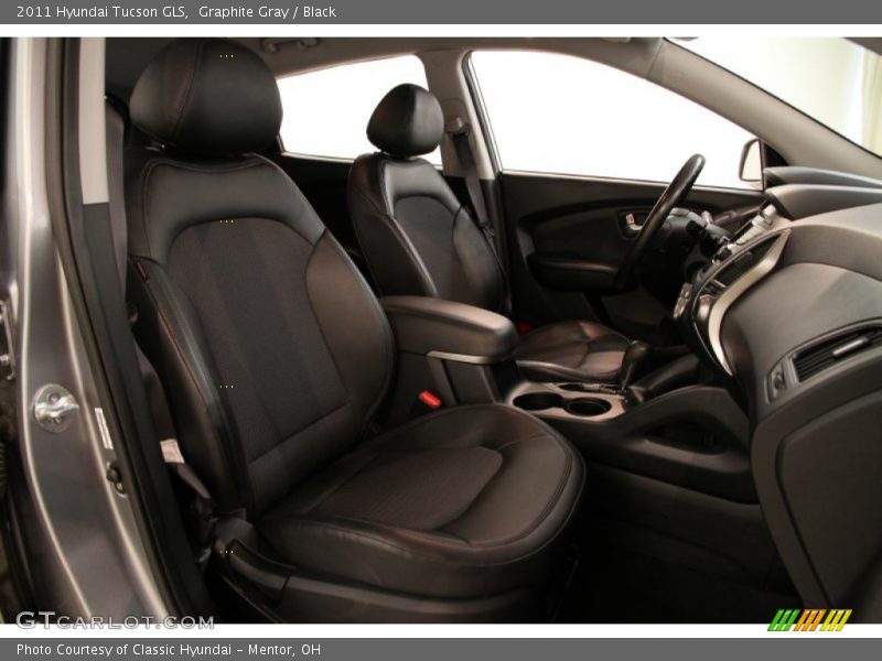 Graphite Gray / Black 2011 Hyundai Tucson GLS