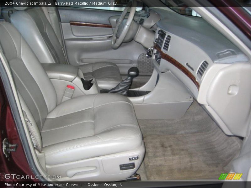 Berry Red Metallic / Medium Gray 2004 Chevrolet Impala LS