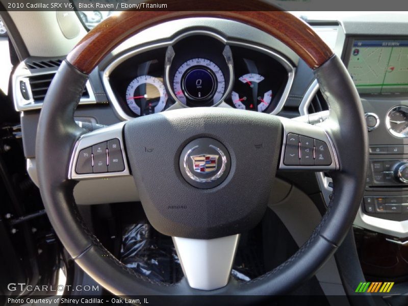 Black Raven / Ebony/Titanium 2010 Cadillac SRX V6