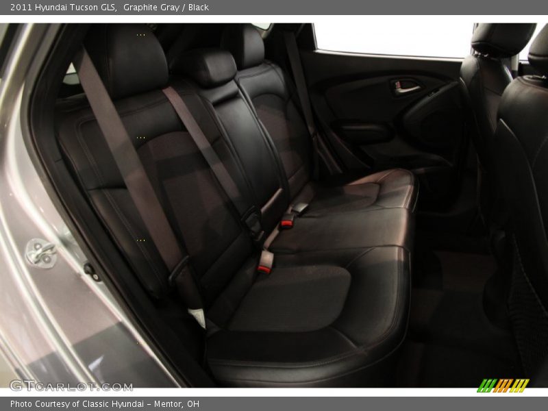 Graphite Gray / Black 2011 Hyundai Tucson GLS