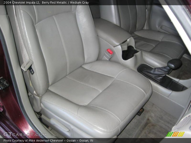 Berry Red Metallic / Medium Gray 2004 Chevrolet Impala LS