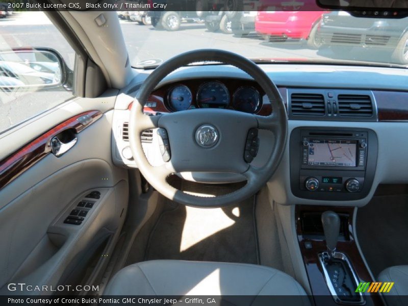 Black Onyx / Titanium Gray 2007 Buick Lucerne CXS