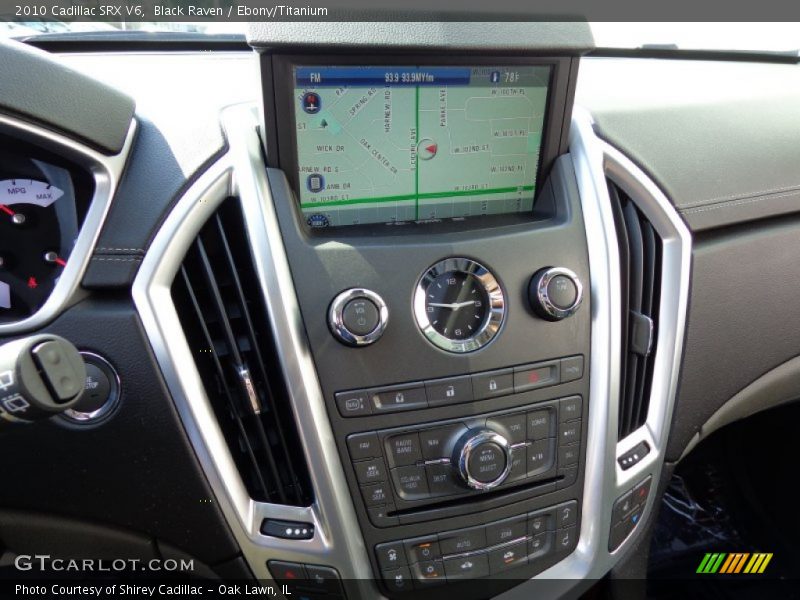 Black Raven / Ebony/Titanium 2010 Cadillac SRX V6