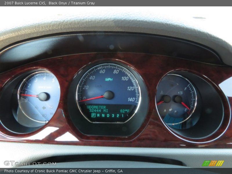 Black Onyx / Titanium Gray 2007 Buick Lucerne CXS