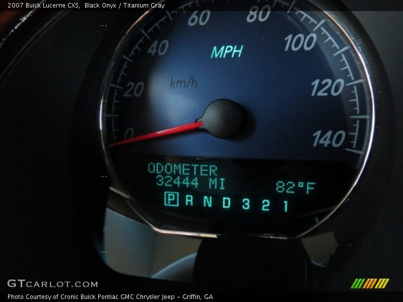 Black Onyx / Titanium Gray 2007 Buick Lucerne CXS