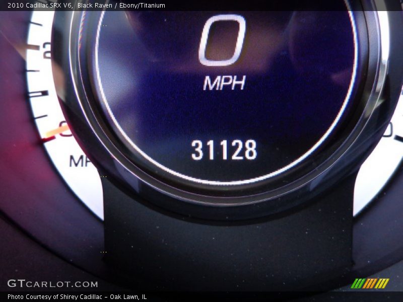 Black Raven / Ebony/Titanium 2010 Cadillac SRX V6