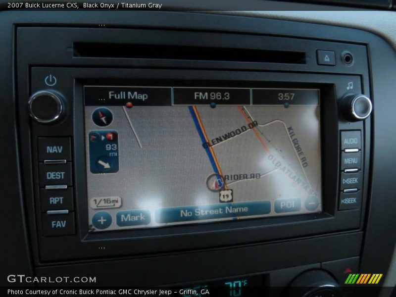 Black Onyx / Titanium Gray 2007 Buick Lucerne CXS