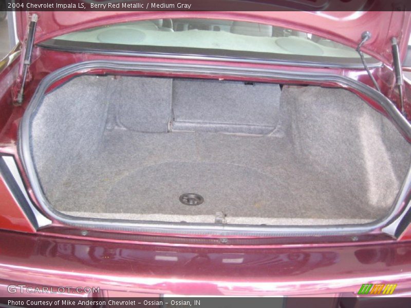 Berry Red Metallic / Medium Gray 2004 Chevrolet Impala LS