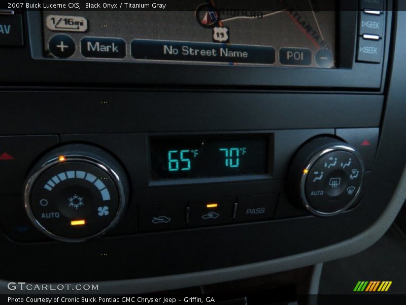 Black Onyx / Titanium Gray 2007 Buick Lucerne CXS