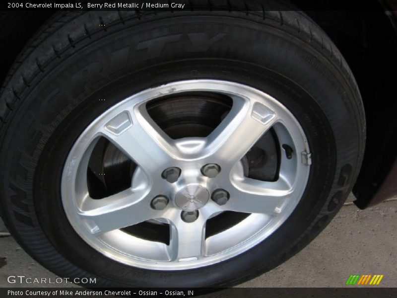 Berry Red Metallic / Medium Gray 2004 Chevrolet Impala LS
