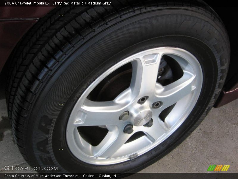 Berry Red Metallic / Medium Gray 2004 Chevrolet Impala LS