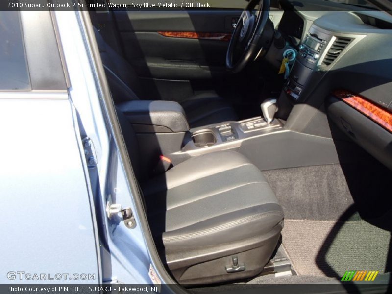 Sky Blue Metallic / Off Black 2010 Subaru Outback 2.5i Limited Wagon