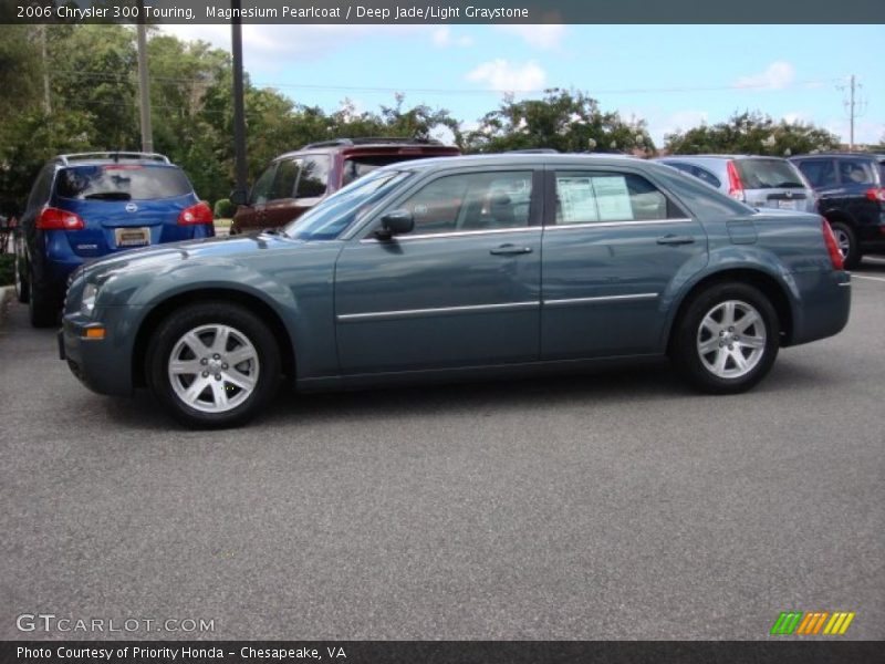 Magnesium Pearlcoat / Deep Jade/Light Graystone 2006 Chrysler 300 Touring