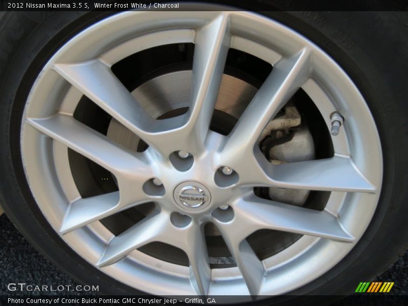 Winter Frost White / Charcoal 2012 Nissan Maxima 3.5 S