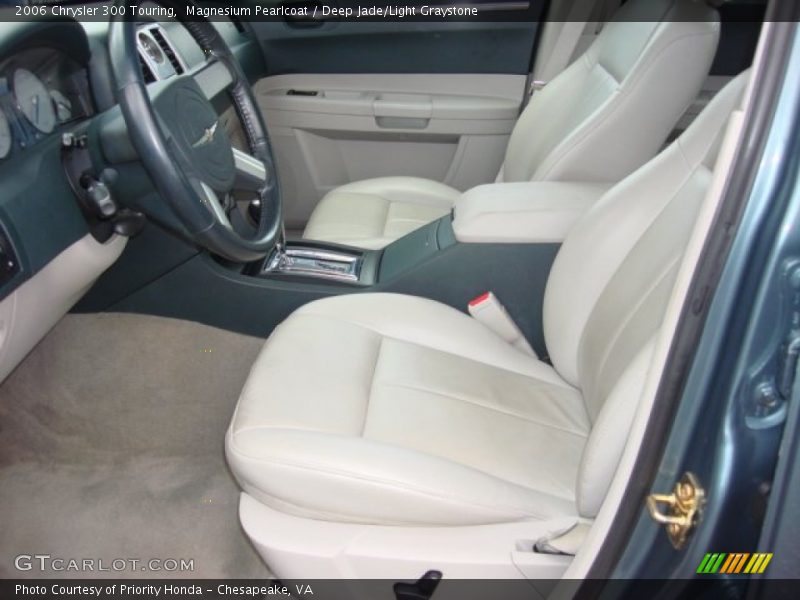 Magnesium Pearlcoat / Deep Jade/Light Graystone 2006 Chrysler 300 Touring