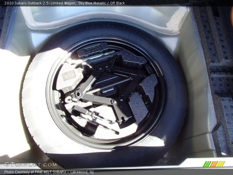 Sky Blue Metallic / Off Black 2010 Subaru Outback 2.5i Limited Wagon