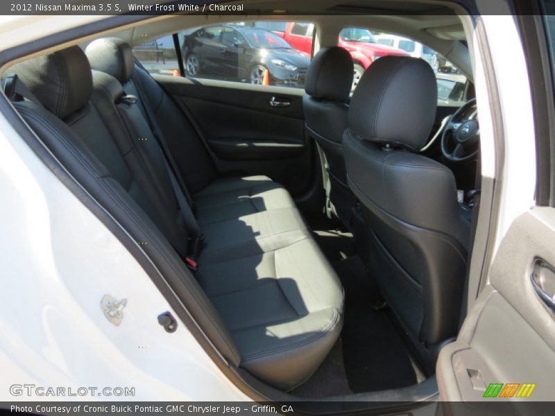 Winter Frost White / Charcoal 2012 Nissan Maxima 3.5 S