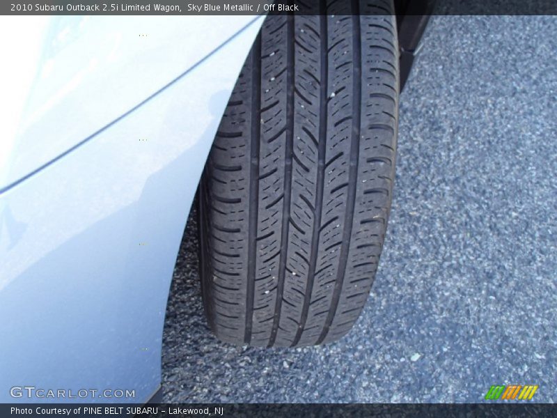 Sky Blue Metallic / Off Black 2010 Subaru Outback 2.5i Limited Wagon