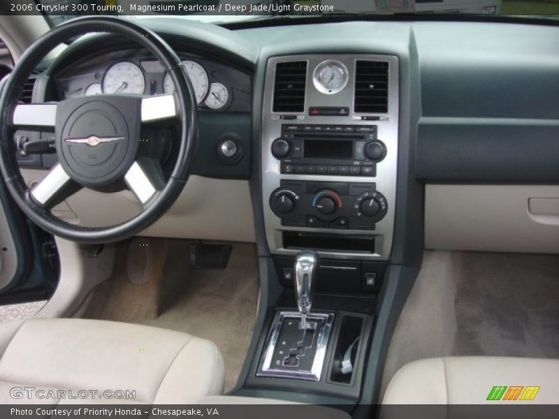 Magnesium Pearlcoat / Deep Jade/Light Graystone 2006 Chrysler 300 Touring