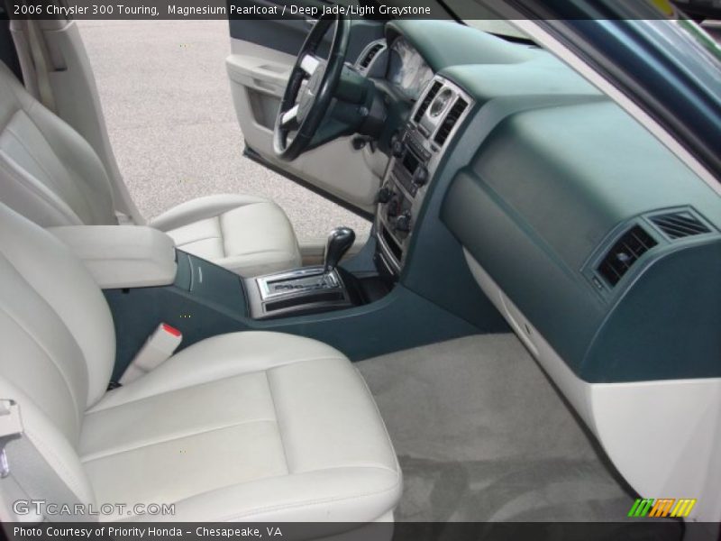 Magnesium Pearlcoat / Deep Jade/Light Graystone 2006 Chrysler 300 Touring