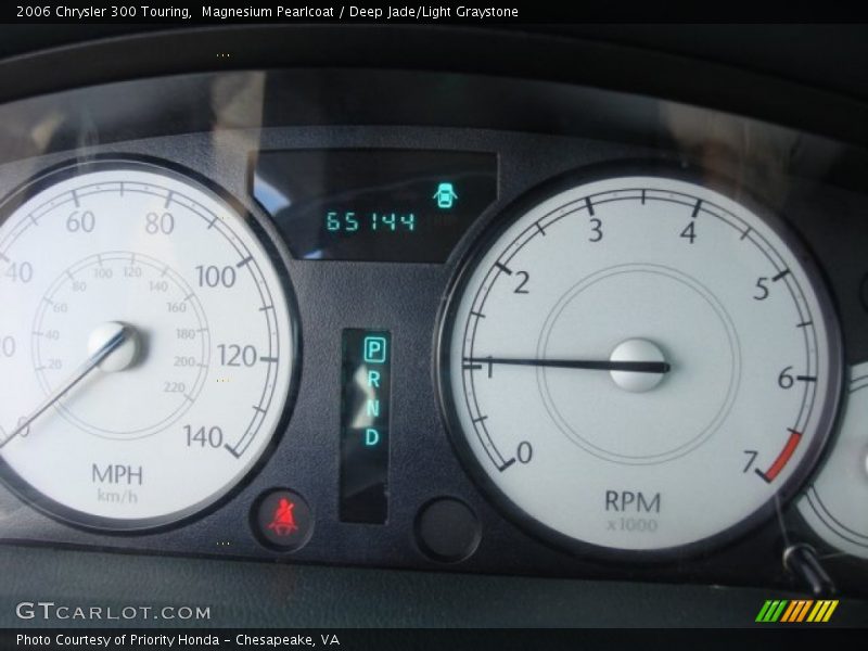 Magnesium Pearlcoat / Deep Jade/Light Graystone 2006 Chrysler 300 Touring