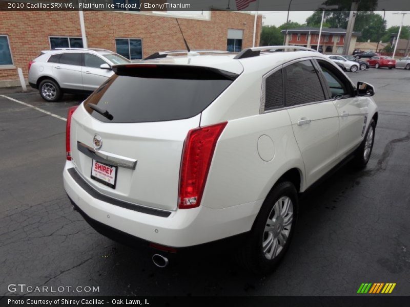 Platinum Ice Tricoat / Ebony/Titanium 2010 Cadillac SRX V6