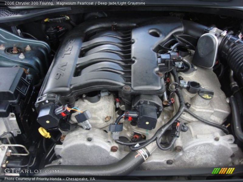 Magnesium Pearlcoat / Deep Jade/Light Graystone 2006 Chrysler 300 Touring
