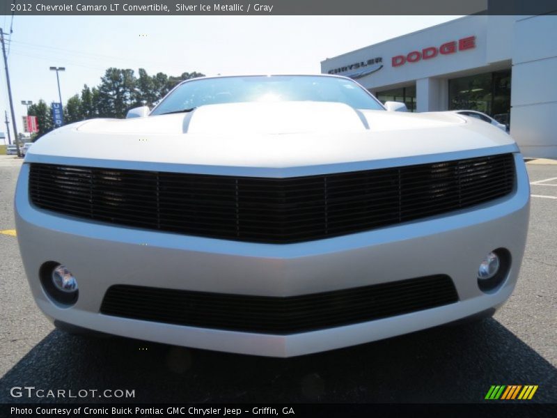 Silver Ice Metallic / Gray 2012 Chevrolet Camaro LT Convertible