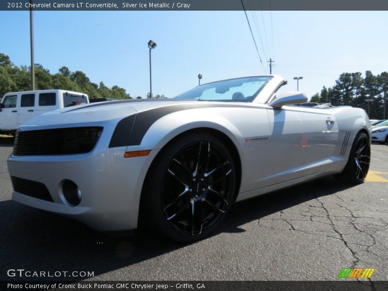 Silver Ice Metallic / Gray 2012 Chevrolet Camaro LT Convertible