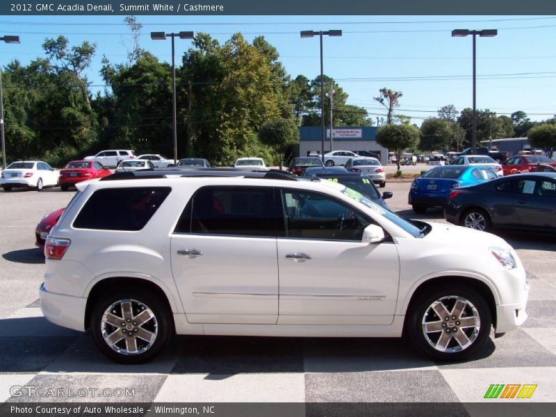 Summit White / Cashmere 2012 GMC Acadia Denali