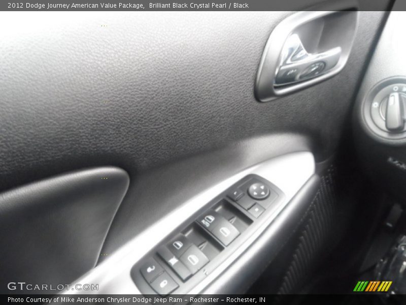 Brilliant Black Crystal Pearl / Black 2012 Dodge Journey American Value Package