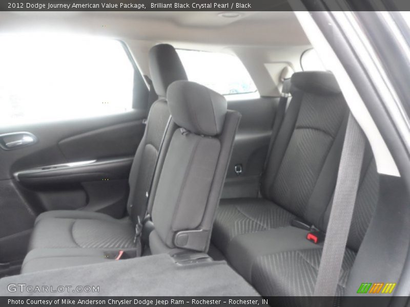 Brilliant Black Crystal Pearl / Black 2012 Dodge Journey American Value Package