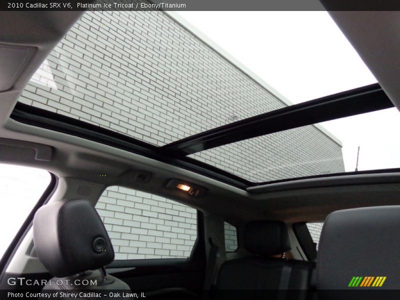 Platinum Ice Tricoat / Ebony/Titanium 2010 Cadillac SRX V6