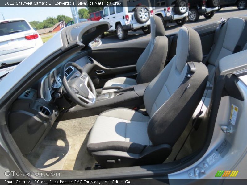 Silver Ice Metallic / Gray 2012 Chevrolet Camaro LT Convertible