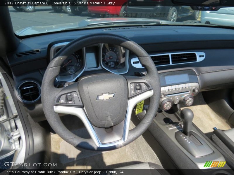 Silver Ice Metallic / Gray 2012 Chevrolet Camaro LT Convertible